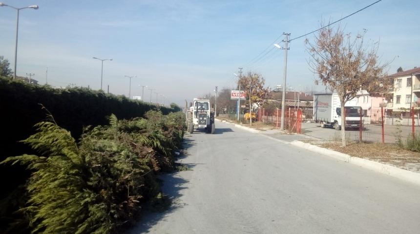 Düzce Belediyesinden kavşaklar kış hazırlığı