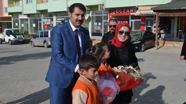 Vali Ayhan, Altınyayla’da coşkuyla karşılandı