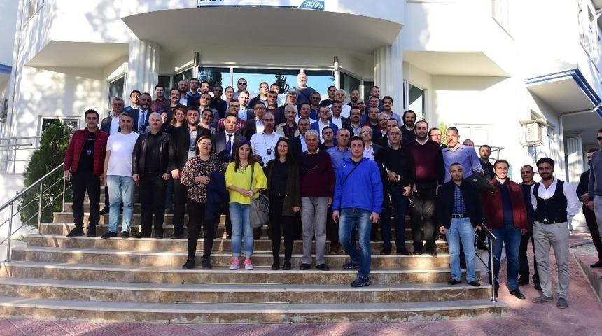 54 Şehrin su y&ouml;neticileri GASKİ projelerini gezdi