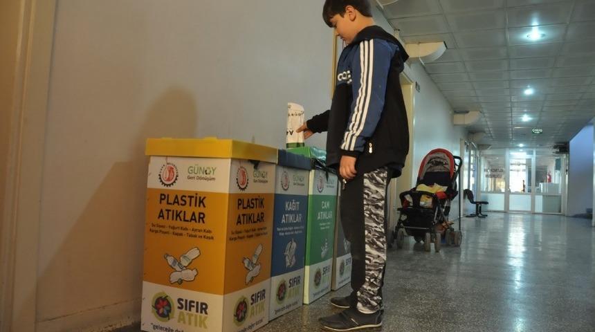 Sıfır atık projesine Uşak Belediyesinden destek