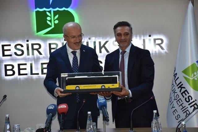 Balıkesir'de yerli ve milli elektrikli otobüs dönemi