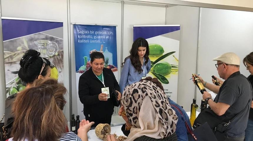 ATB zeytin festivalinde zeytinyağı tadımını anlattı