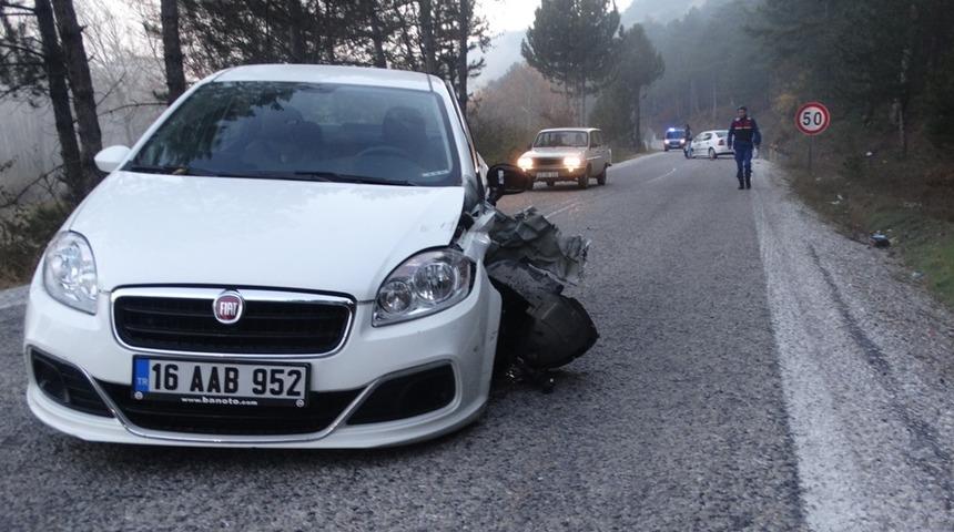 Domani&ccedil;&rsquo;te trafik kazası: 2 Yaralı