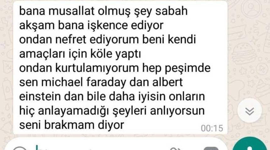 'Cinlerle yaşıyorum' dedi görüntüleri gönderdi: Beni kendi amaçları için köle yaptı