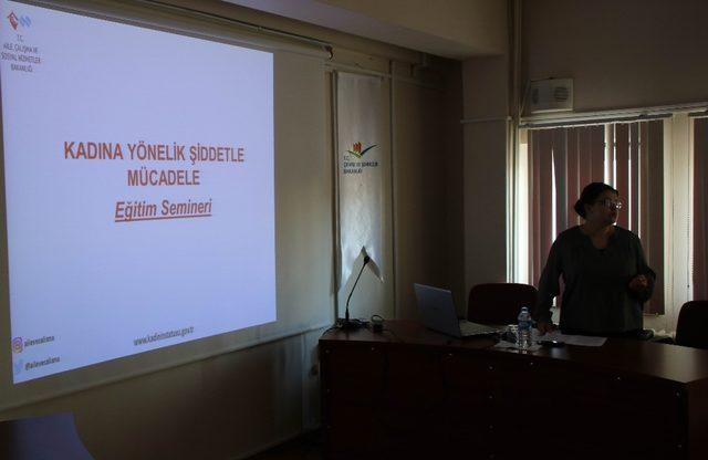 Kadına Yönelik Şiddetle Mücadele eğitim semineri