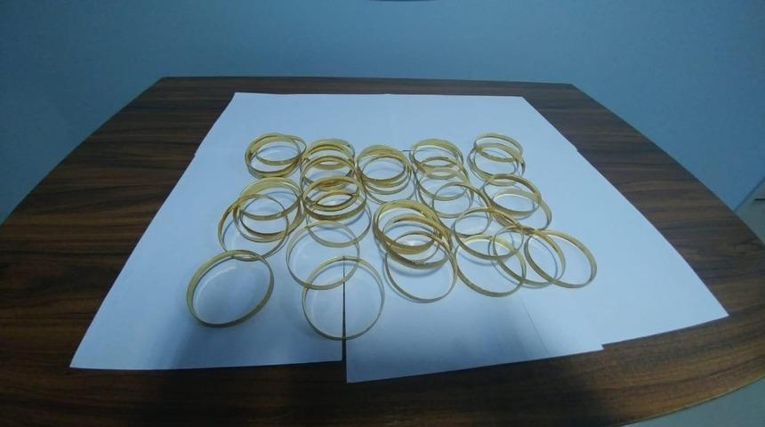 Sahte altın &ccedil;etesi Niksar&rsquo;da yakayı ele verdi