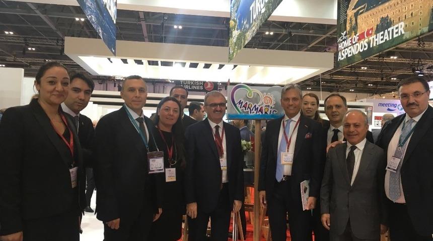 Vali Karaloğlu WTM Uluslararası Turizm Fuarı&rsquo;na katıldı