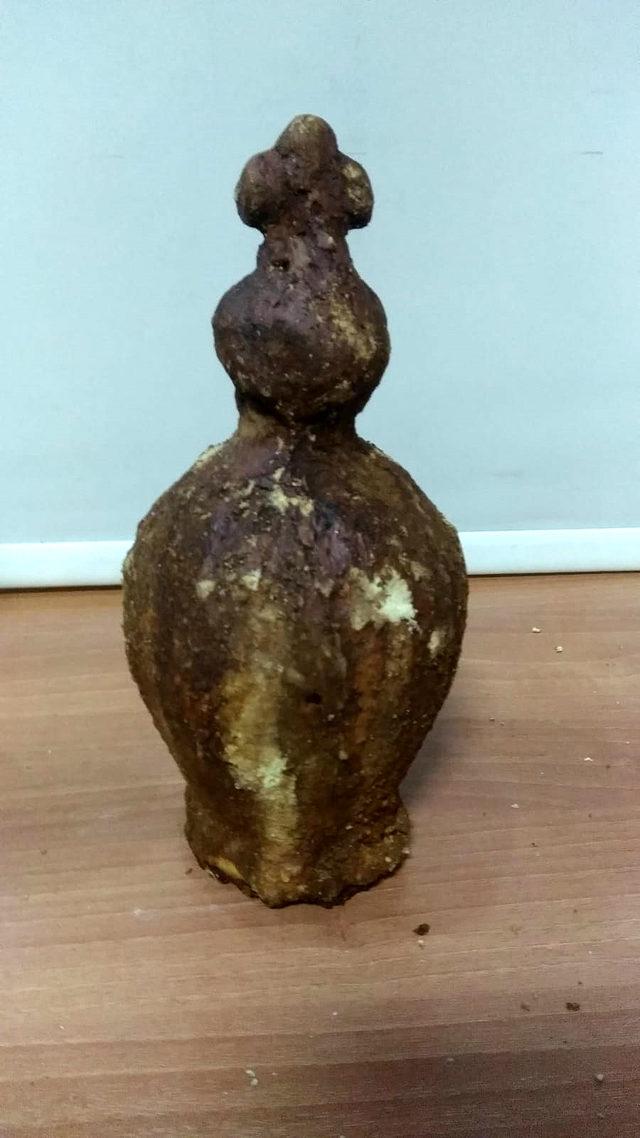 Niğde&rsquo;de 2 bin yıllık şarap testileri ele ge&ccedil;irildi 2