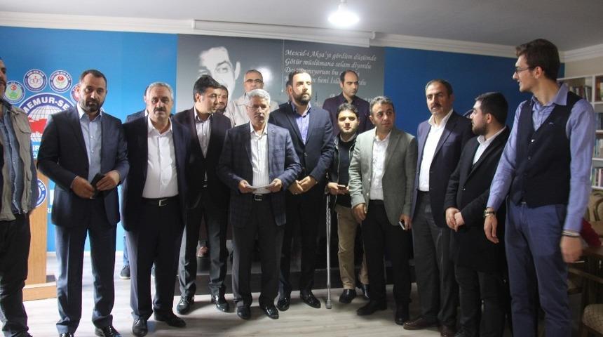 Bing&ouml;l&rsquo;de Memur-Sen&rsquo;den Doğu T&uuml;rkistan a&ccedil;ıklaması