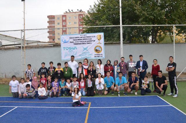 Kurtalan’da tenis turnuvasının finali yapıldı