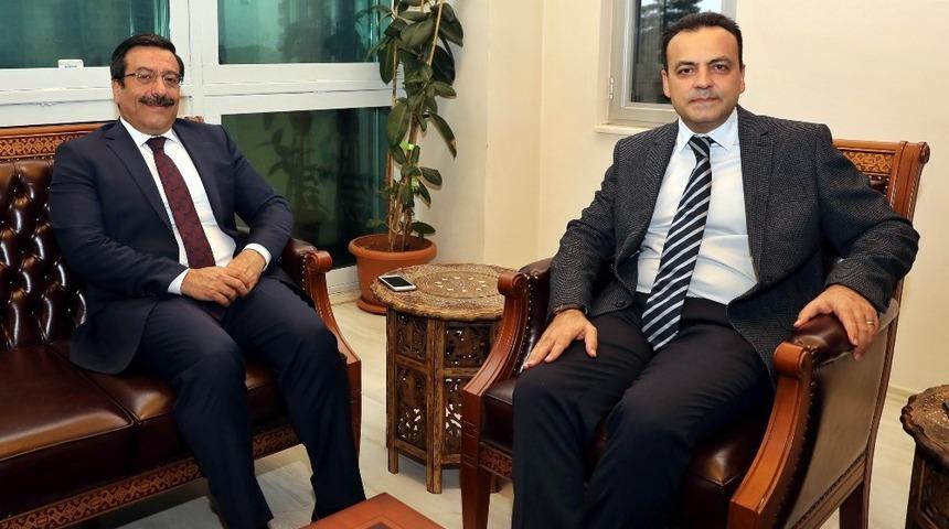 Başkan Atilla&rsquo;dan Bağlar Kaymakamlığı&rsquo;na ziyaret