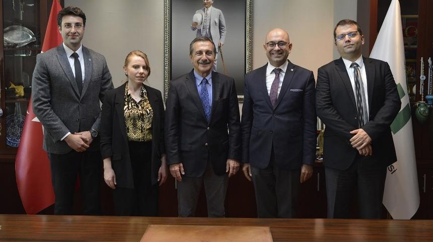 T&Uuml;YAP&rsquo;tan Başkan Ata&ccedil;&rsquo;a ziyaret