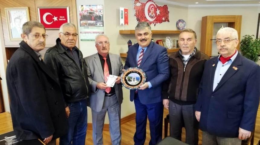 Gazilerden Başkan &Ouml;zg&uuml;ven&rsquo;e ziyaret