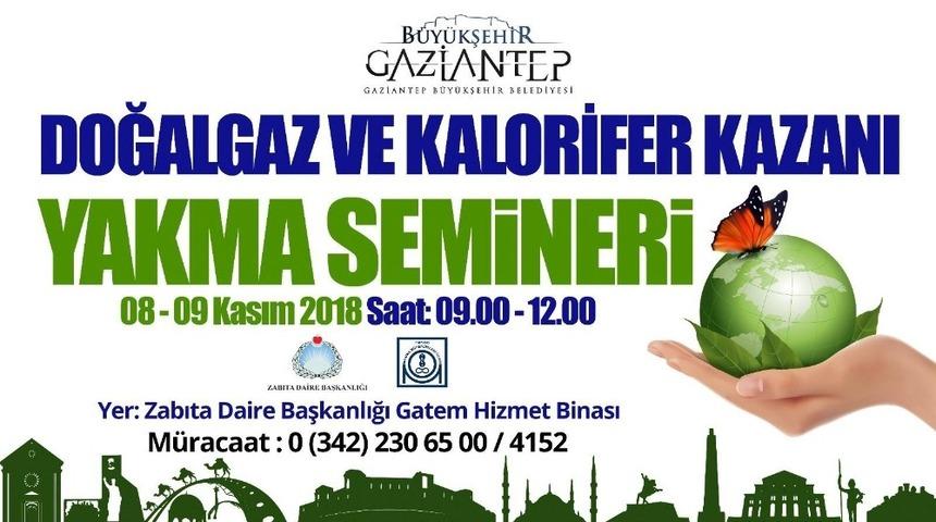 Doğalgaz ve kalorifer kazanı yakma semineri başlıyor