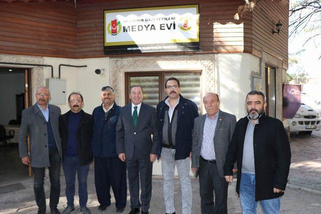 CHP Ürgüp Belediye Başkan adayı Ödemiş, Gazeteciler Cemiyeti’ni ziyaret etti