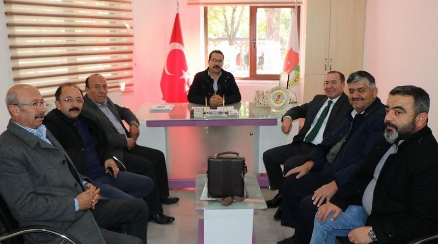 CHP &Uuml;rg&uuml;p Belediye Başkan adayı &Ouml;demiş, Gazeteciler Cemiyeti&rsquo;ni ziyaret etti