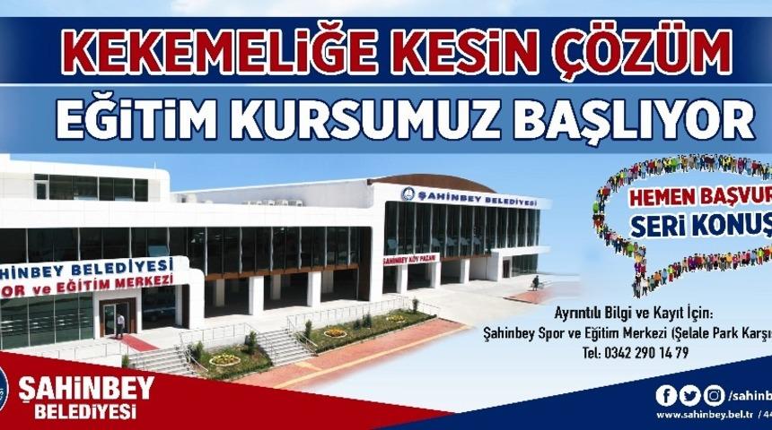 Şahinbey&rsquo;de kekemelere konuşma kursu verilecek