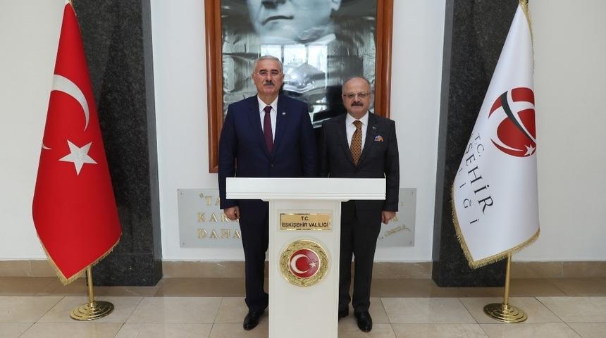 Yargıtay Cumhuriyet Başsavcısı Akarca, Vali &Ccedil;akacak&rsquo;ı Ziyaret Etti