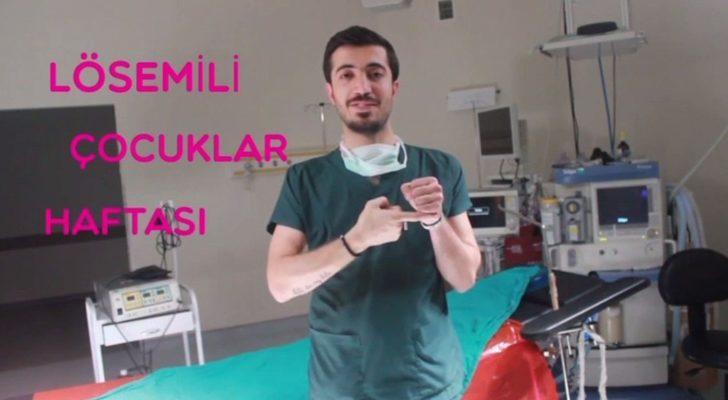 Sağlık çalışanlarından lösemili çocuklara videolu destek G5