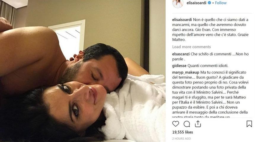 İtalya Başbakan Yardımcısı'ndan eski sevgilisine 'yatak fotoğrafı' yanıtı: Sevdim, bağışladım ama birilerinin öncelikleri başkaydı