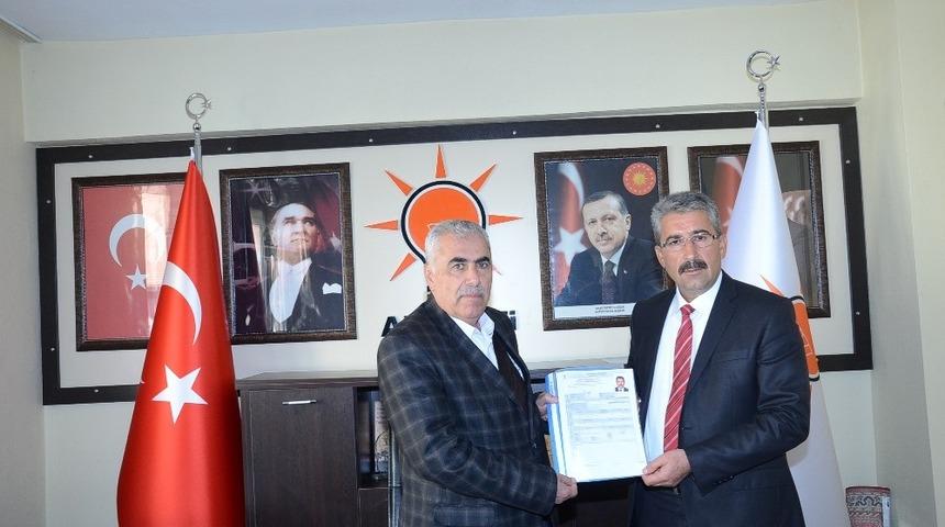 Darende Belediye Başkan aday adaylığına ilk başvuru