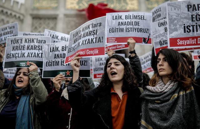 Beyazıt Meydanı nda Y&Ouml;K protestosu 4
