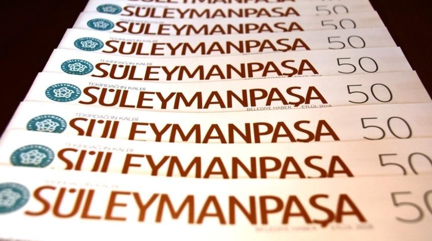 S&uuml;leymanpaşa Belediyesinin gazetesi 50. sayıya ulaştı