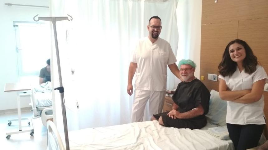 7 yıllık sıkıntısından Babaeski Devlet Hastanesinde kurtuldu