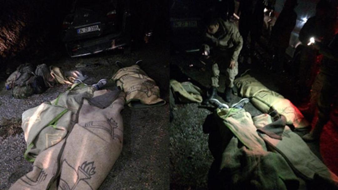 Van'da g&ouml;&ccedil;menleri taşıyan minib&uuml;s şarampole yuvarlandı