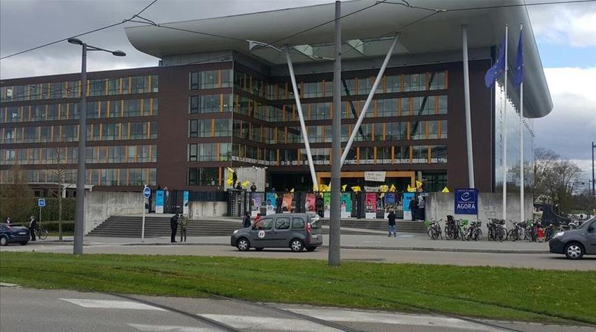 PKK yandaşları AİHM ve Avrupa Konseyi'ne saldırdı: 14 gözaltı