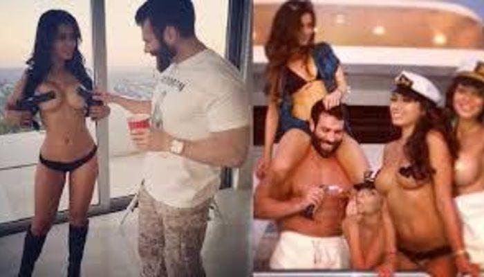 Dan Bilzerian'in olay yaratan doğum günü partisi!