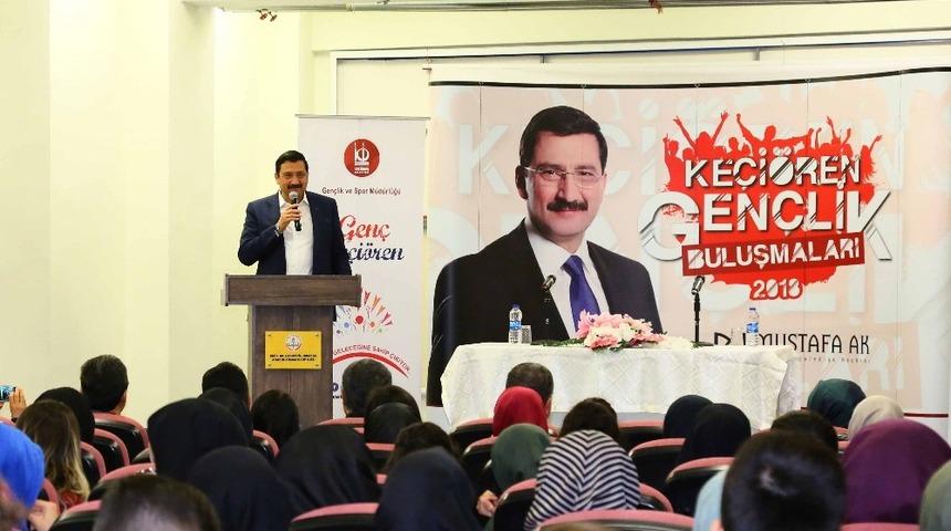 Başkan Ak, &rsquo;Yeni T&uuml;rkiye&rsquo;yi lise &ouml;ğrencilerine anlattı