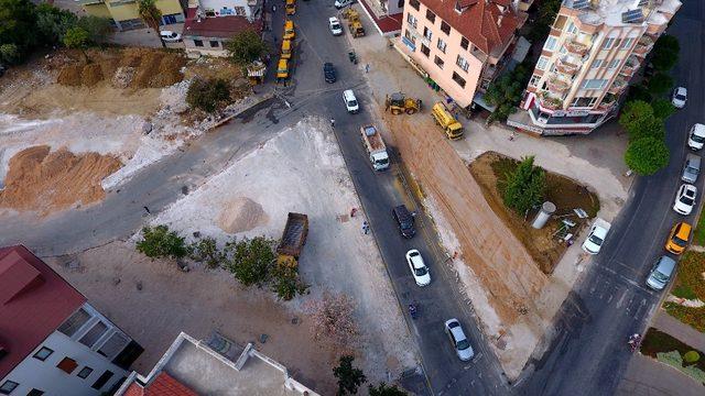 Alanya Hacet’te meydan projesi başladı