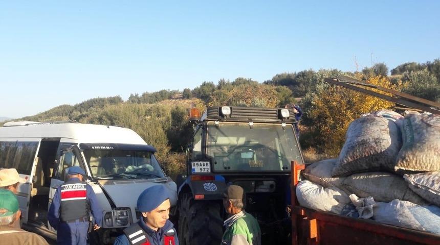 Aydın&rsquo;da &ouml;ğrenci servisi ile trakt&ouml;r &ccedil;arpıştı