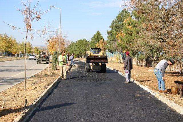 Seydişehir Belediyesinden bisiklet yolu