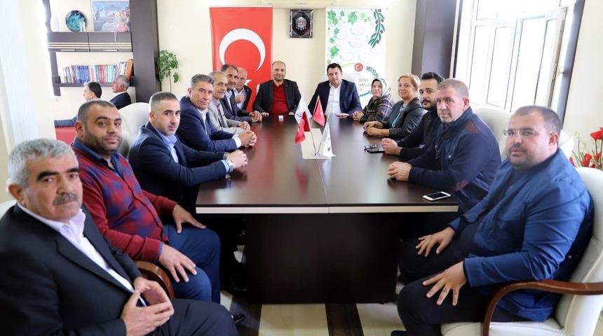 AK Partililerden Kaymakam Avcı&rsquo;ya ziyaret