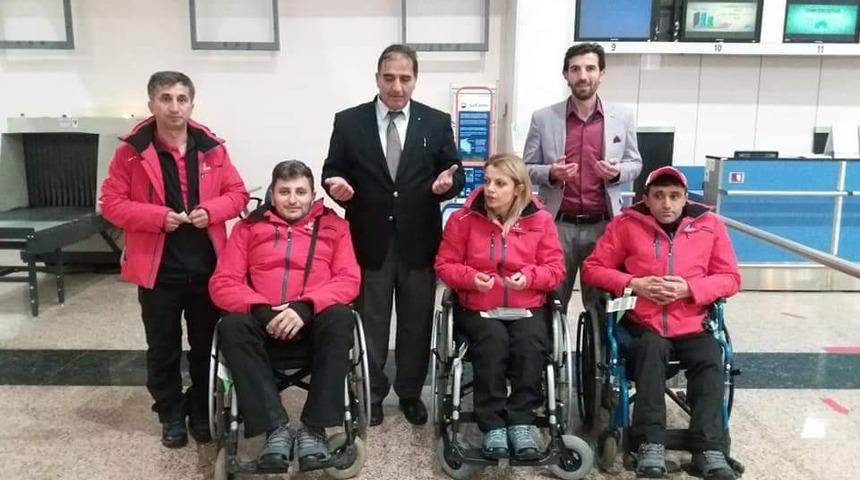 Tekerlekli Sandalye Curling Milli Takımı dualarla uğurlandı
