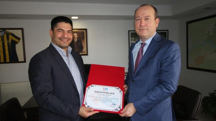 TREDAŞ&rsquo;a teşekk&uuml;r plaketi