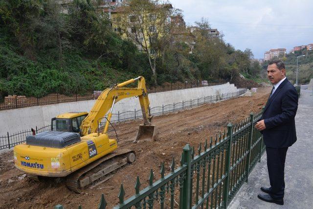 Sakindere’de çalışmalar sürüyor