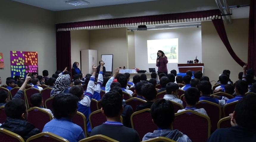 &Ccedil;ocuklara &ccedil;evre bilinci eğitimi veriliyor