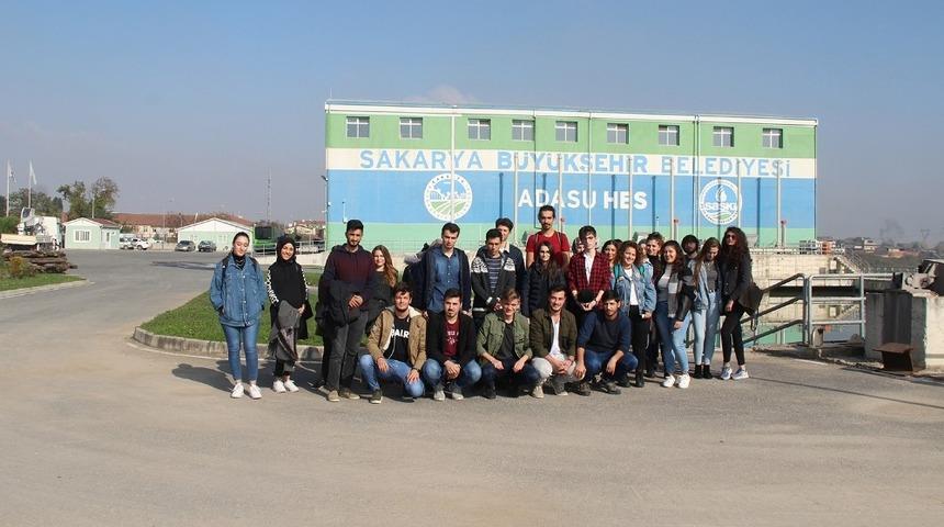 SA&Uuml;&rsquo;l&uuml; &ouml;ğrenciler &ccedil;evre yatırımlarını yerinde incelediler