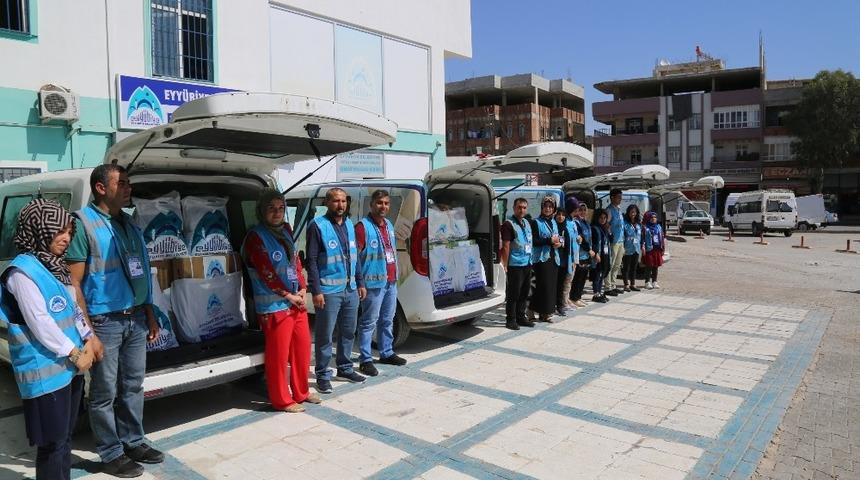 Eyyübiye’de 4 yılda 47 bin aileye yardım yapıldı