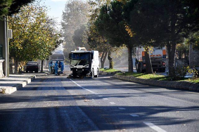 Isparta Belediyesi’nden sonbahar temizliği