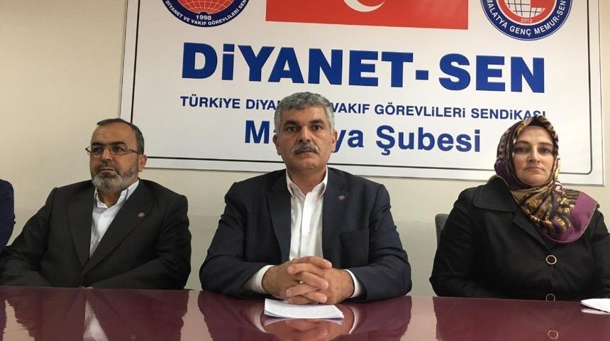Diyanet-Sen&rsquo;den Aksaray M&uuml;ft&uuml;s&uuml;ne destek a&ccedil;ıklaması