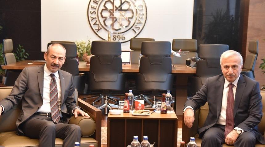 Vali Kam&ccedil;ı&rsquo;dan KTO&rsquo;ya ziyaret