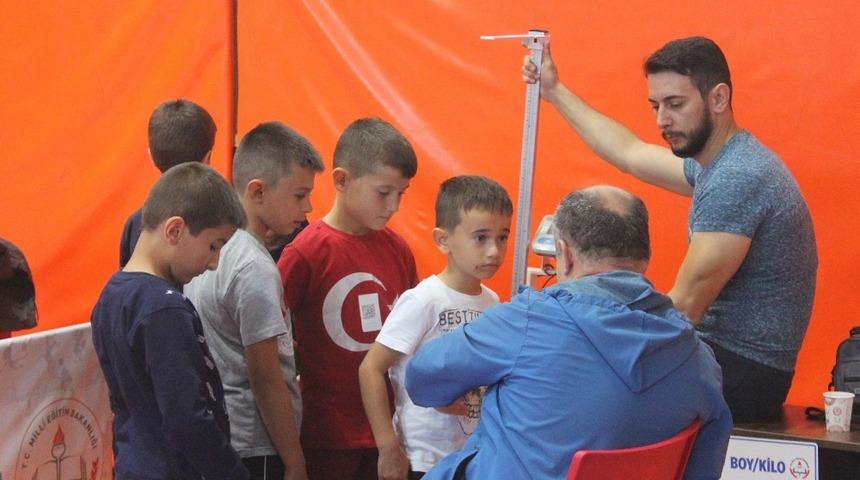 &Ouml;ğrencilere yetenek testi