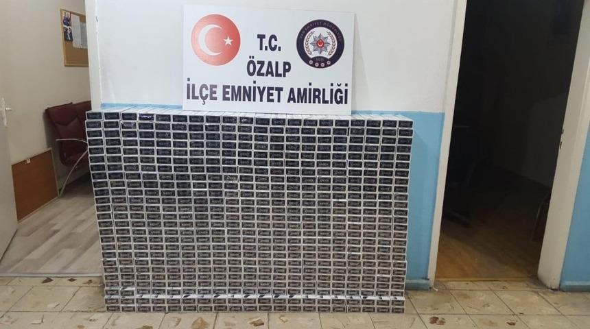 Van&rsquo;da 5 bin paket ka&ccedil;ak sigara ele ge&ccedil;irildi