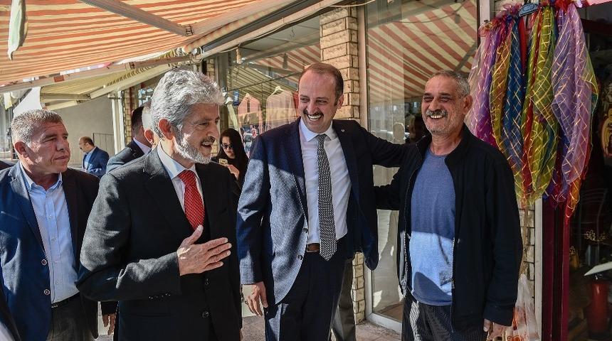 Tuna ve Akg&uuml;l&rsquo;den esnafa &ccedil;ıkarma