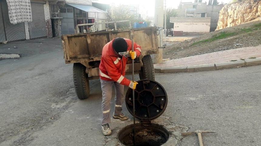 Kanalizasyon hatları temizlendi