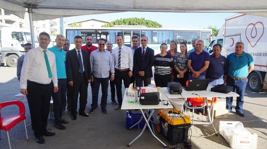 MESKİ &ccedil;alışanlarından kan bağışı